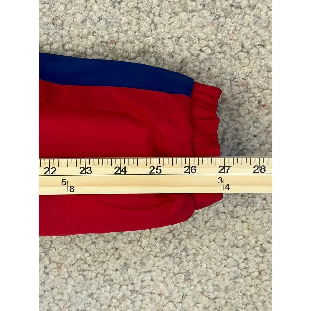 Nike Boys Reversible Puffer Jacket Red Blue Full Zip Coat Youth XL